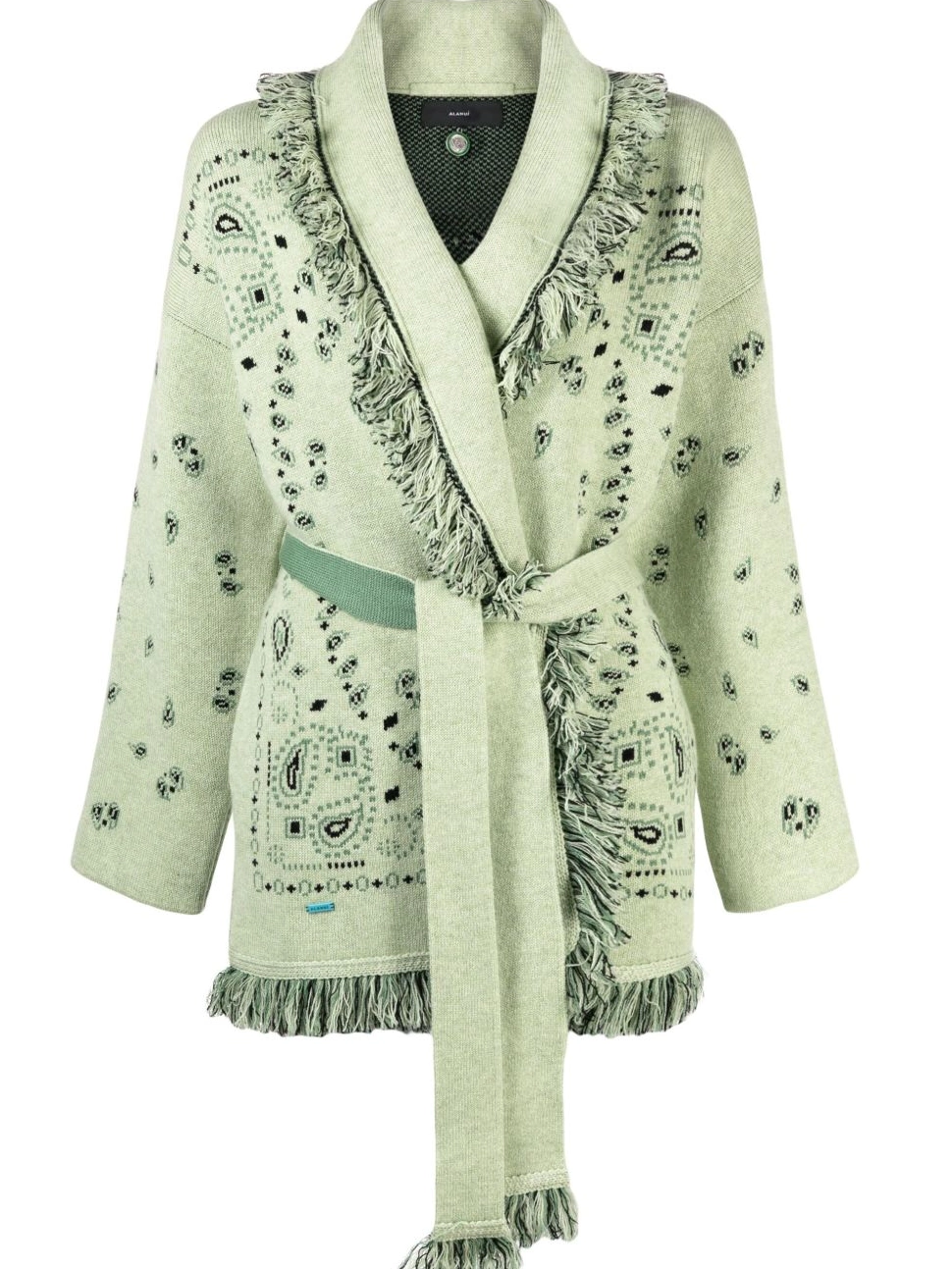 Cheap cashmere Women Icon cardigan bandana-jacquard Alanui 0708